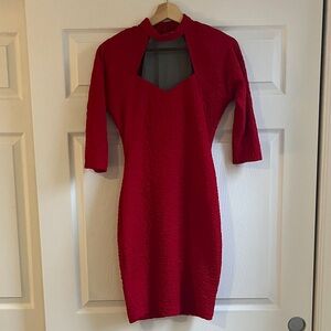 Elegant Red Women's Dress